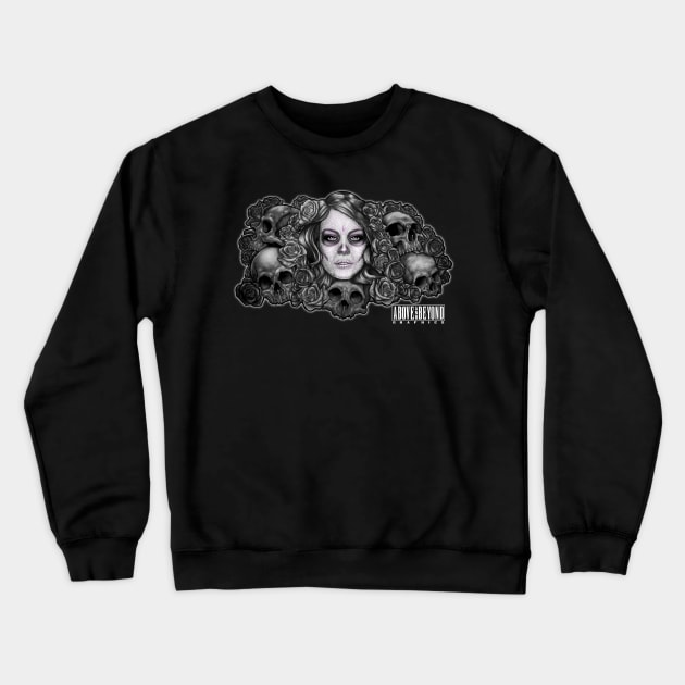 Bed of Roses Crewneck Sweatshirt by Above and Beyond Graphics